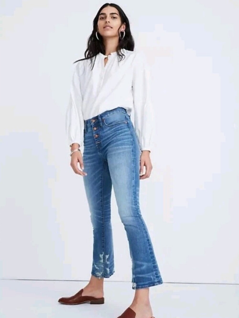 Madewell Cali Demi Boot Petite Jean in Bess NWOT Size 27P